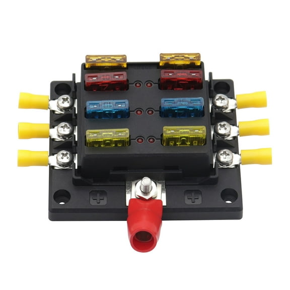 PBPBOX Auto Fuse Block with LED Indicator 1 Set