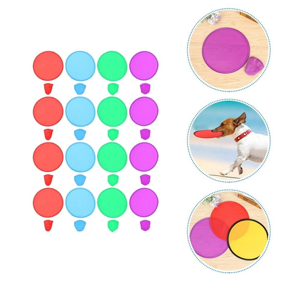 PBPBOX 1 Set Fabric Flying Disc Assorted Color for Outdoor Games