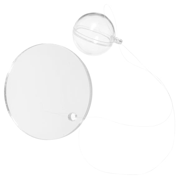 PBPBOX Floating Betta Toys Plastic Round 1 Set 2.8x2.8in