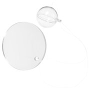 PBPBOX Floating Betta Toys Plastic Round 1 Set 2.8x2.8in