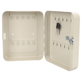 PBPBOX Key Security Cabinet White Iron for Storage and Organization 1Set