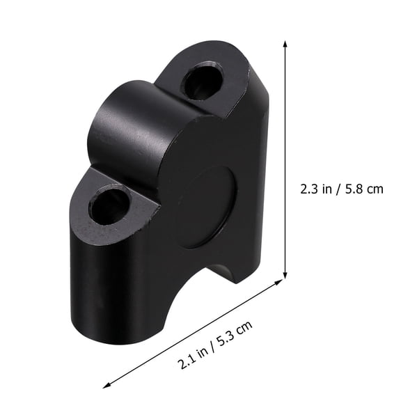 PBPBOX Motorcycle Handlebar Fixation Handlebar Riser Black Aluminum Alloy 1 Set