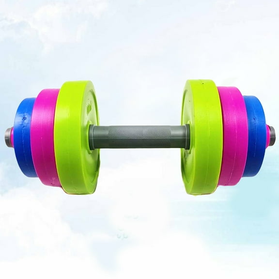 PBPBOX 1 Set Small Kids Dumbbells Plastic Assorted Color Fat Burning for Children's Fitness