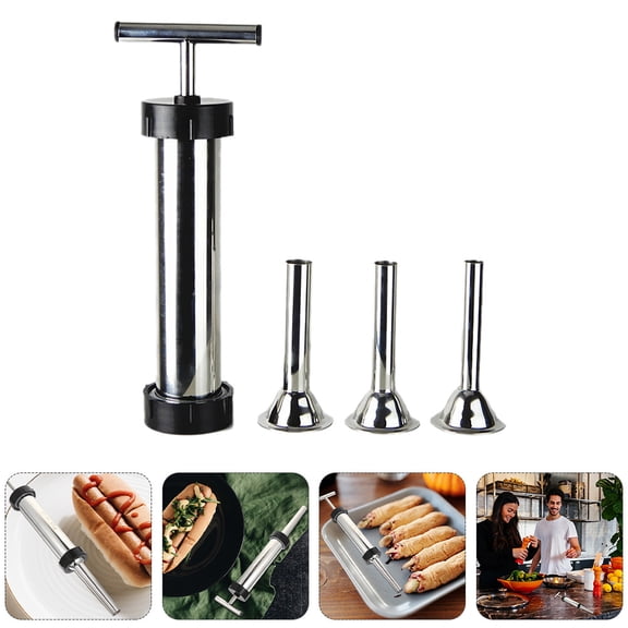 PBPBOX 1 Set Stainless Steel Kitchen Utensil Set Funnels for Meat Processing Equipment
