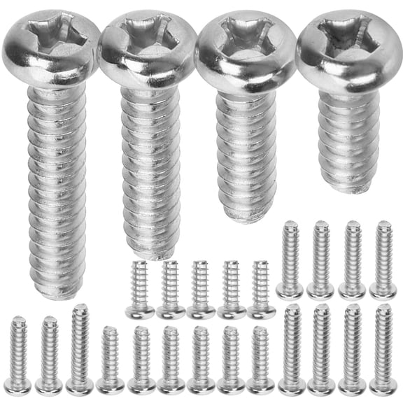PBPBOX 1Set Stainless Steel Self Drilling Screws Assortment for Metal Wood and Plastic Projects