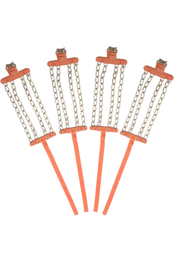 Nonslip Chains for Car, Sturdy Manganese Steel, Assorted Color, Bad Weather