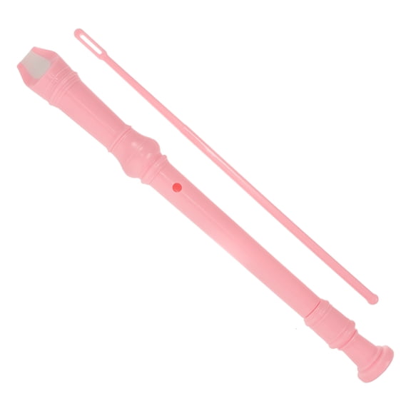 PBPBOX 1Set Lightweight Pink Soprano Recorder Instrument for Beginner Players