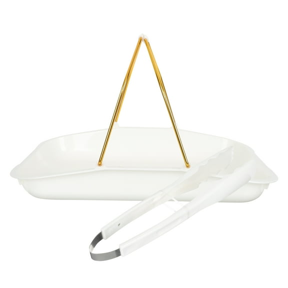 PBPBOX 1 Set of Bakery Bread Plate in Beige for Food Displays at Parties