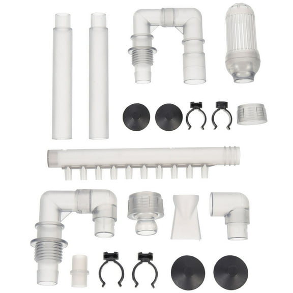 PBPBOX 1 Set of Filter Fish Tube Grey ABS Accessory for Fish Enthusiasts