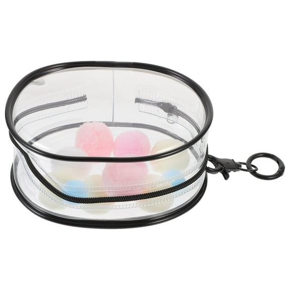 PBPBOX Hanging Doll Container Transparent Black 1 Set