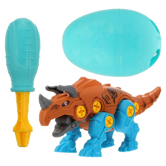 PBPBOX 1 Set of Plastic Assemble Toy Dinosaur Model for Teamwork Improvement and Learning Activities