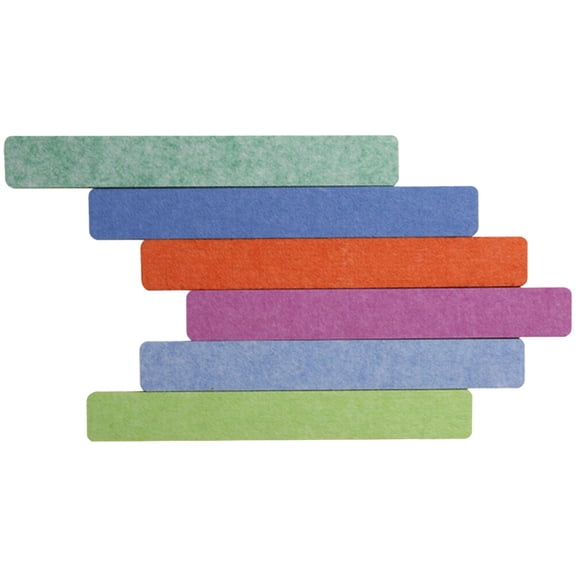 PBPBOX 1 Set of Small Bulletin Board Strips for School Use Assorted Color Wall Accessories
