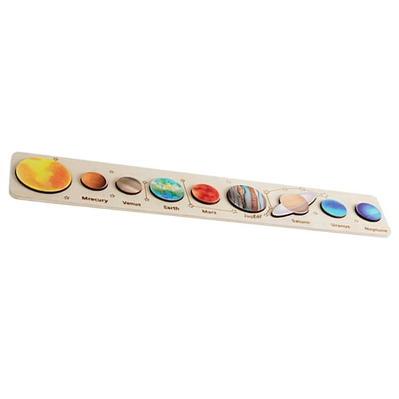 PBPBOX Solar System Puzzle Wooden Assorted Color 1 Set