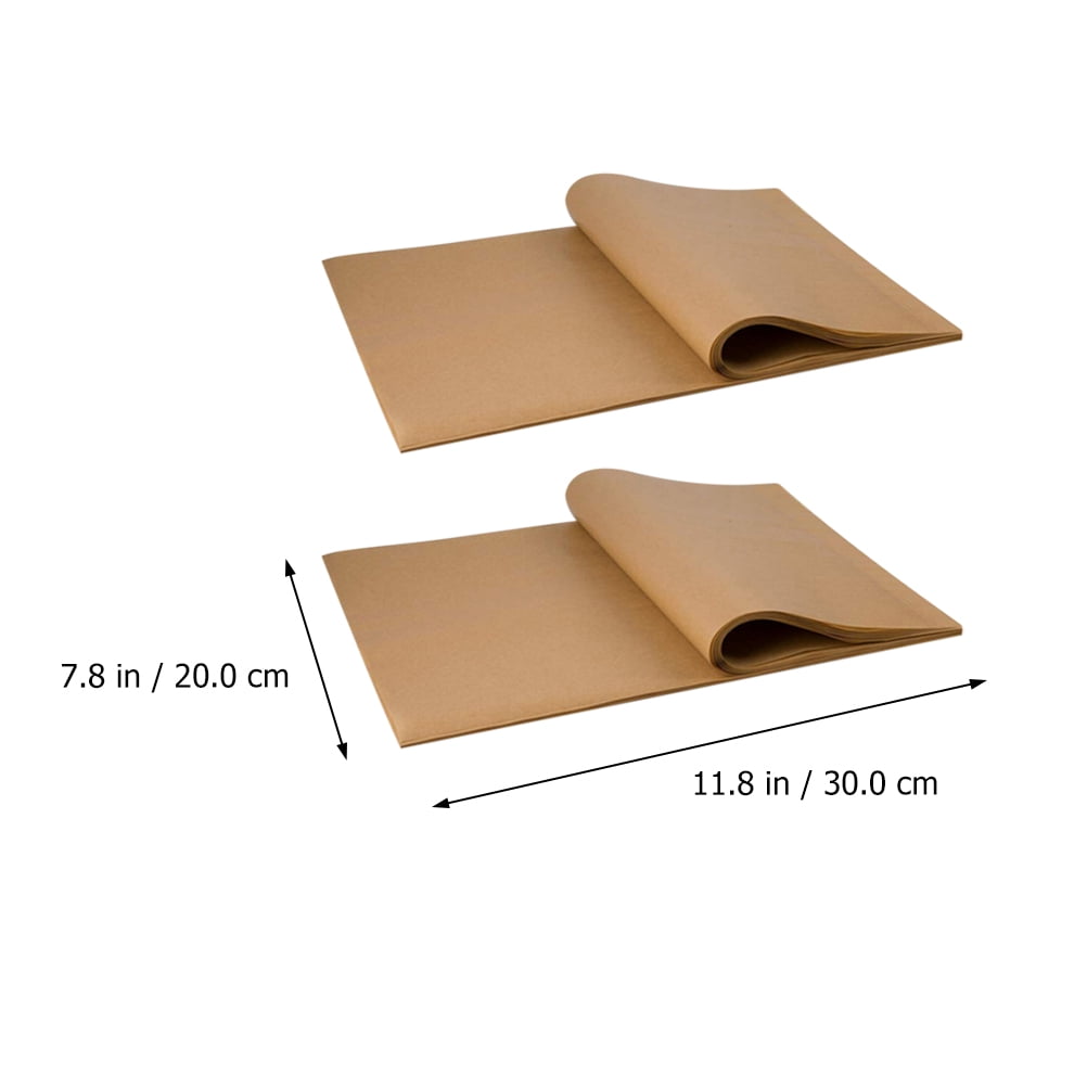 PBPBOX Baking Paper Light Brown 100Pack 11.8x7.9In - Walmart.com