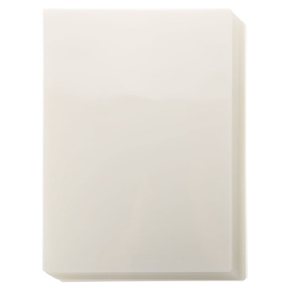 PBPBOX 100Pack Thermal Laminating Sheets White Plastic for Waterproof Dust Proof Documents
