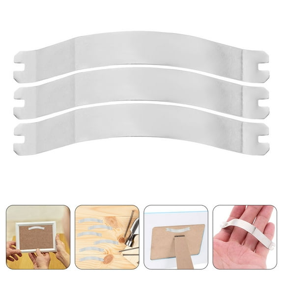 PBPBOX 100Pcs Photo Fasteners for Decorators Metal Frame Hardware Home and Office Use