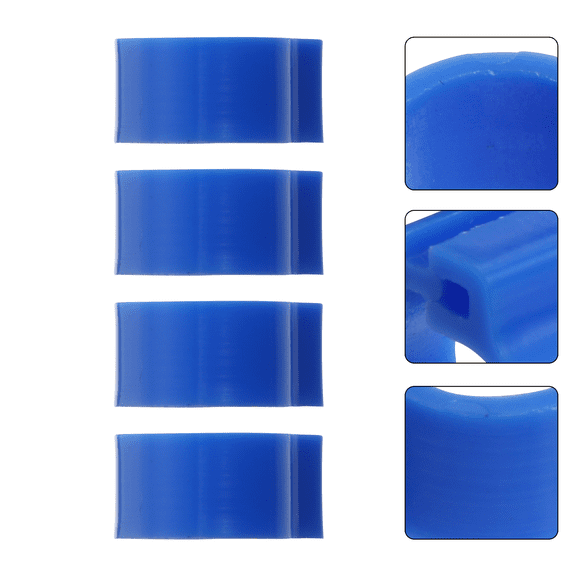 PBPBOX 100Pcs Lightweight Dark Blue Pigeon Identification Rings for Breeding