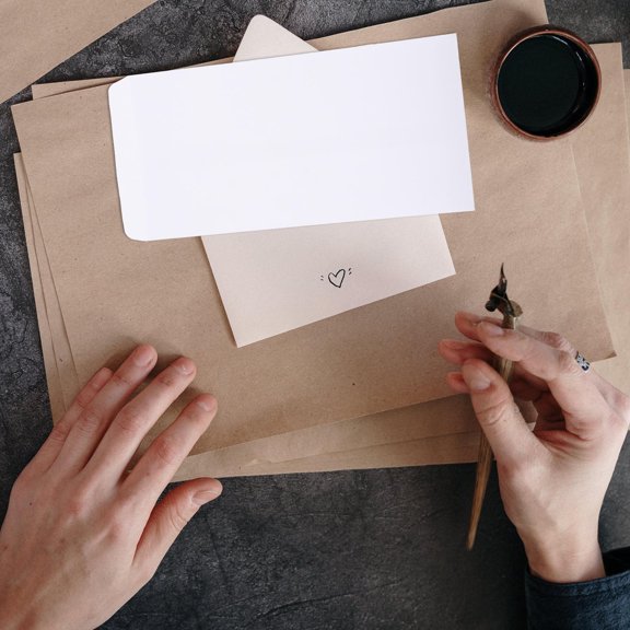 PBPBOX Safe to Use Thick Paper Envelopes for Document Storage 100Pcs