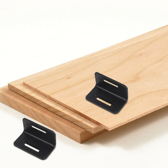 PBPBOX 100pcs L Shaped Plastic Edge Protectors Corner Guards Cable Straps Damage Prevention Cord Covers