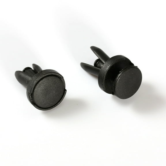 PBPBOX 10Pcs Black Automotive Push Retainer Heavy Duty Nylon Fasteners for Car Door Panels
