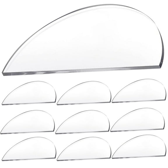 PBPBOX 10Pcs Acrylic Wedding Seating Chart Place Cards for Table Decoration