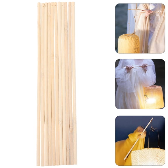 PBPBOX Punch Lantern Wooden Pole Khaki 10Pack