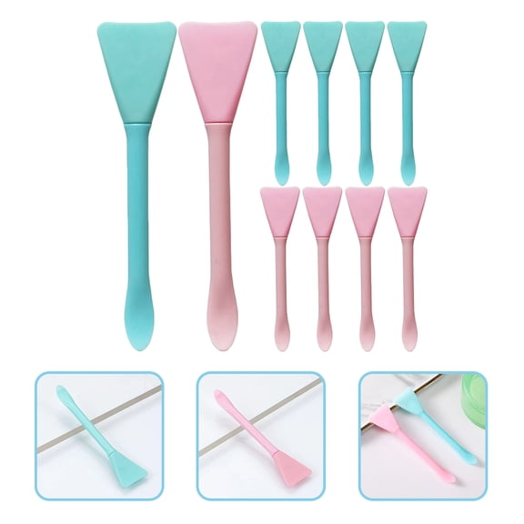 PBPBOX 10Pcs Multifunctional Silicone Mask Brush for Smooth Application of Mud and Moisturizers