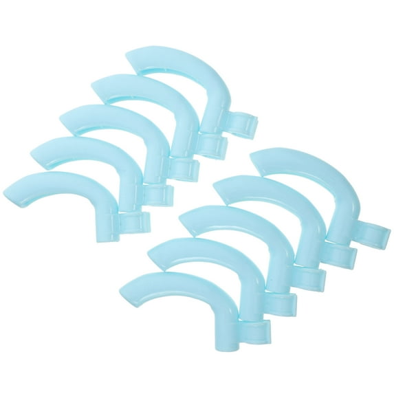 PBPBOX 10Set Mop Grippers Sky-blue PP Broom and Mop Grippers Simple and Practical Design for Adults