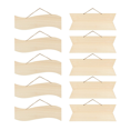 thumbnail image 1 of PBPBOX 10pcs Unfinished Hanging Wood Signs Smooth Surface for Kitchen Decor, 1 of 5