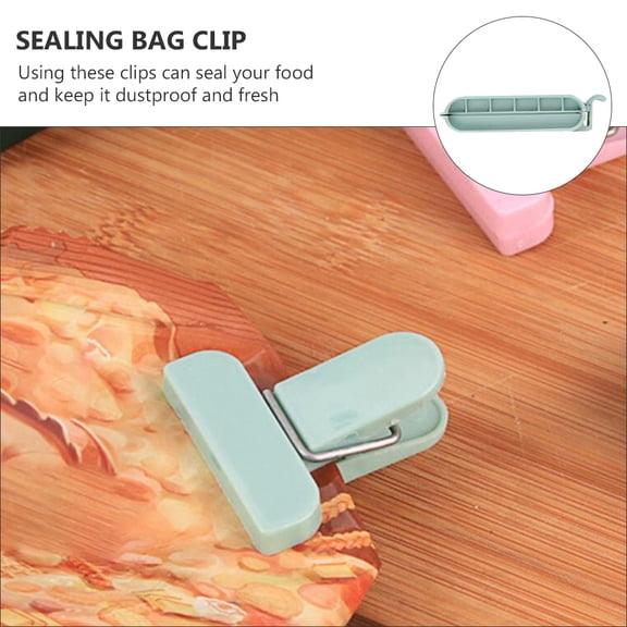 PBPBOX 12Pcs Food Sealing Clips with Strong Grip for Plastic Paper and Snack Bags in Assorted Colors