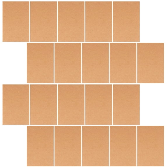 PBPBOX 150Pcs DIY Kraft Paper Postcards Blank Cards for Writing Drawing and Daily Use Graffiti