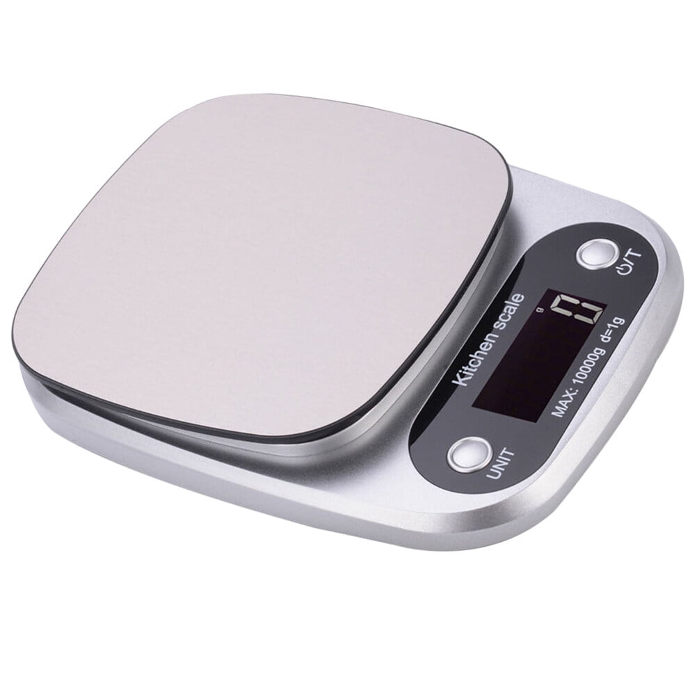 PBPBOX 1PC Rectangular Digital Scale Stainless Steel Kitchen Measuring Scales for Home Use