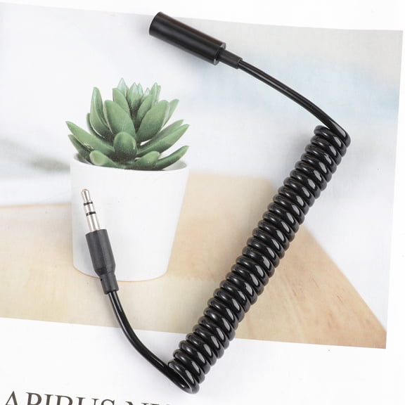 PBPBOX 1Pack Black Copper Audio Extension Cable for 3.5mm Interface Devices Signal Transmission 39in