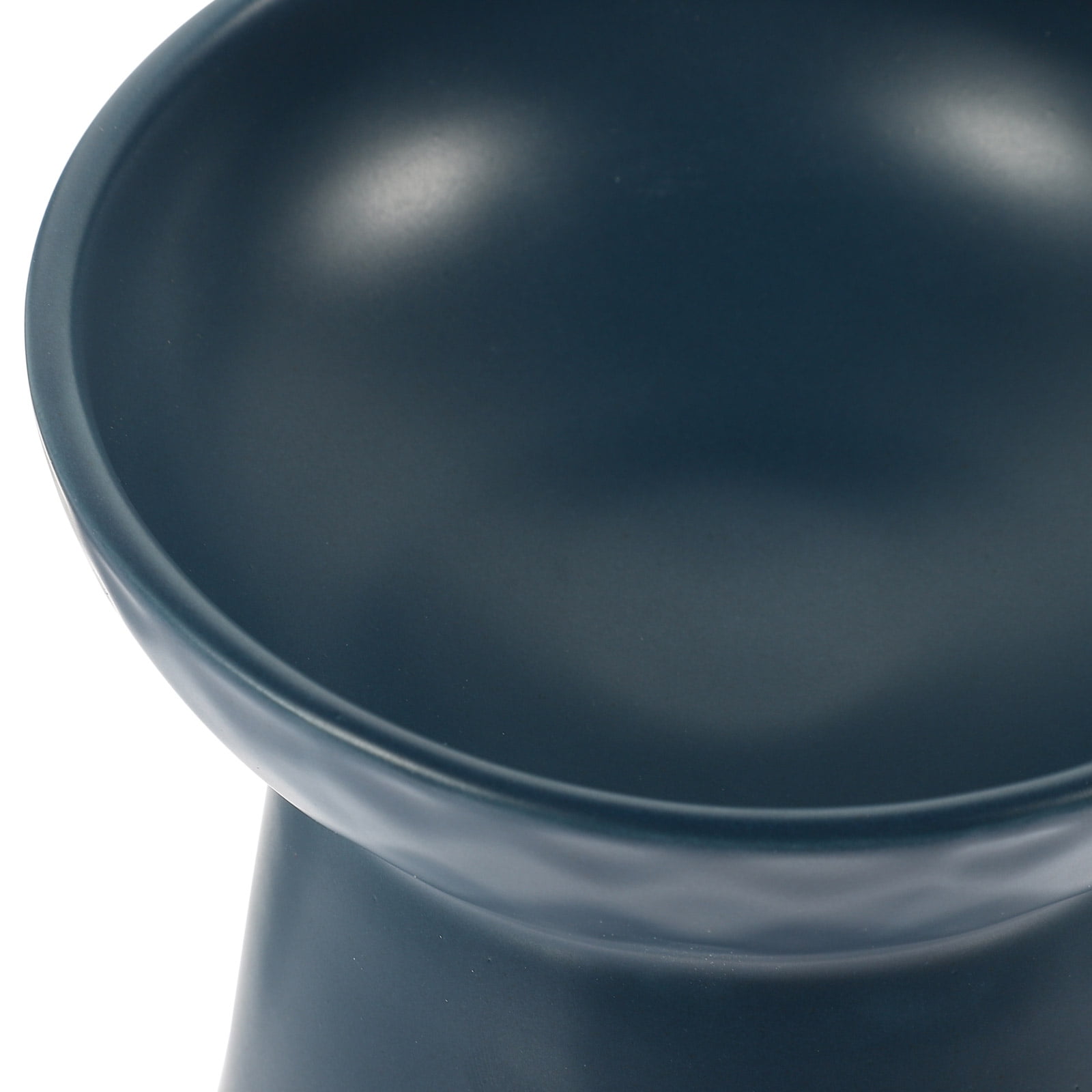 PBPBOX Indoor Pet Bowl Cat Bowl Ceramic Navy 1Pack