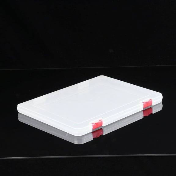 PBPBOX 1Pc Transparent Desktop Storage Box PP Document Organizer Container for Files