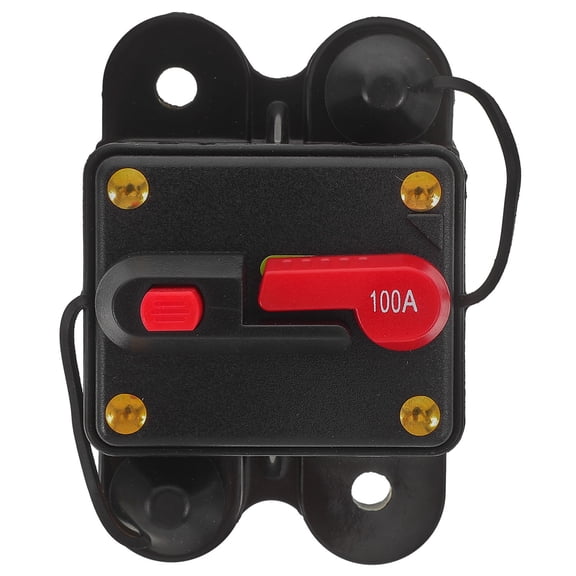 PBPBOX 1Pack Marine Circuit Breaker Black Zinc Alloy for Car Audio System and Boat Owners