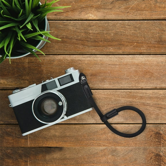 PBPBOX 1Pc Black Nylon Mirrorless Camera Lanyard Strap Comfortable Durable Wrist Rope