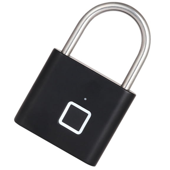 PBPBOX Fingerprint Lock Aluminum Alloy Padlock Portable Locker Lock Outdoor Door Accessory