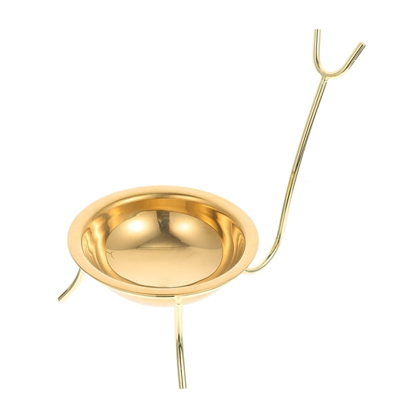 PBPBOX 1Pc Golden Kitchen Spoon Rest Stainless Steel Holder for Household Users