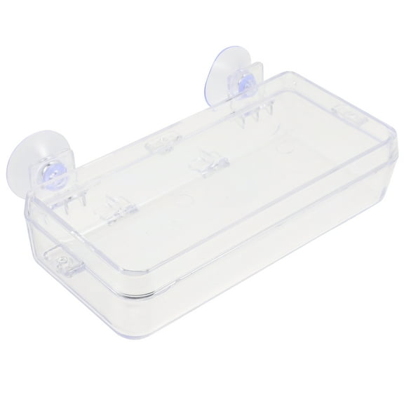 PBPBOX 1Pc Reptile Pet Feeder Acrylic Watering Container for Feeding Time Use