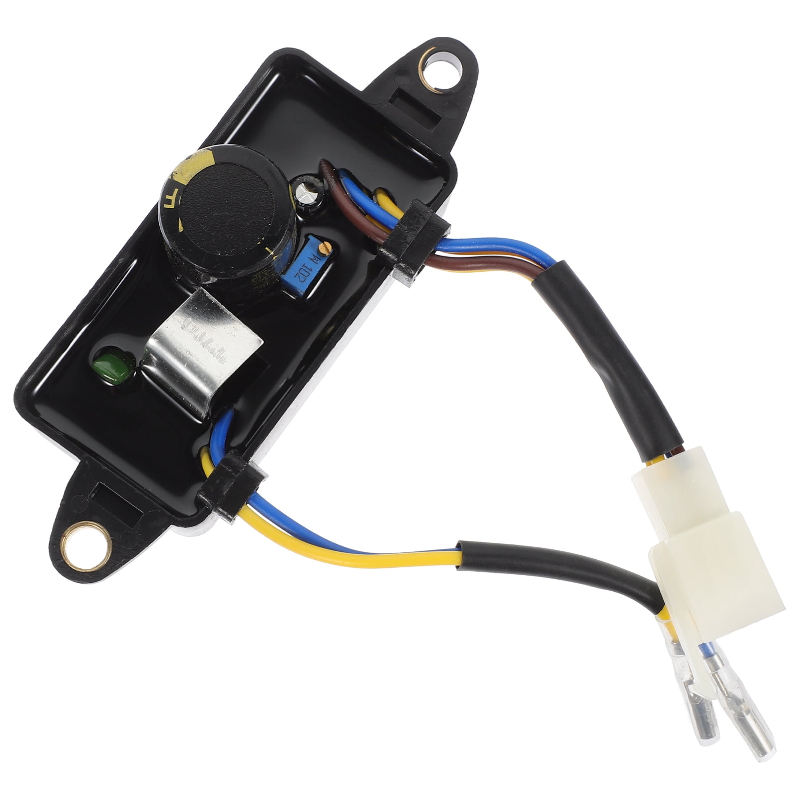 PBPBOX 1Pcs Black Plastic Voltage Regulator Rectifier for Gasoline Generator Accessories 4.5x1.6x1.5in