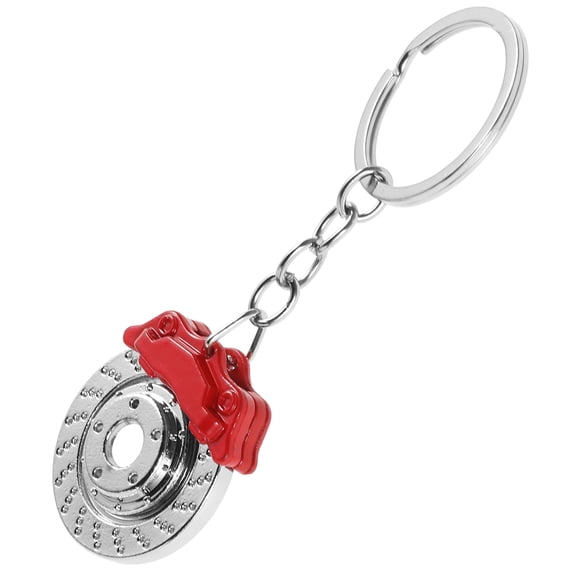 PBPBOX 1Pcs Creative Men's Car Keychain Red Zinc Alloy Bag Hanging Keychain