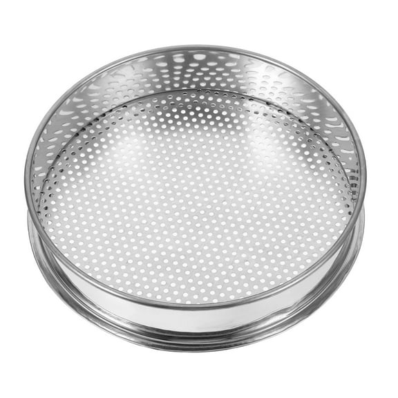 PBPBOX Efficient Stainless Steel Garden Sieve with 3mm Mesh for Soil Screening