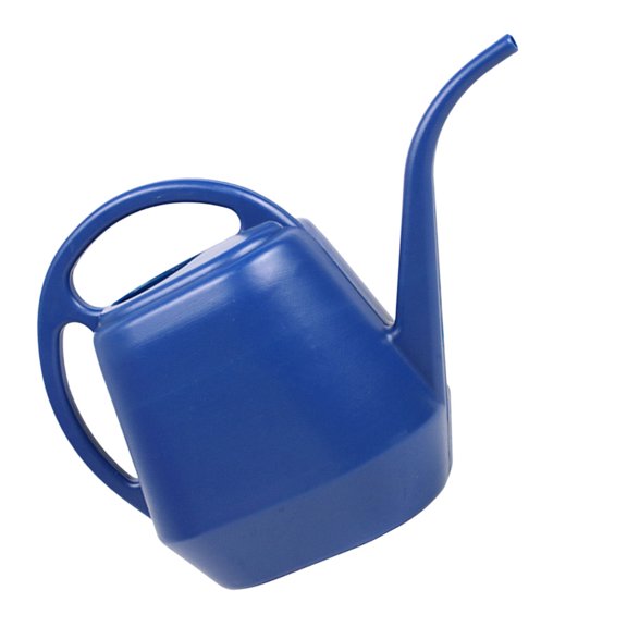 PBPBOX Watering Can Blue Plastic Durable for Garden with Long Nozzle 1Pc