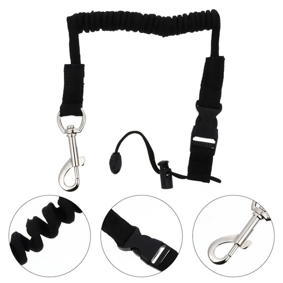 PBPBOX Kayak Tie Rope Paddle Tied Ropes Black Ribbon Hold Kayaks or Boats Effectively 1Pack
