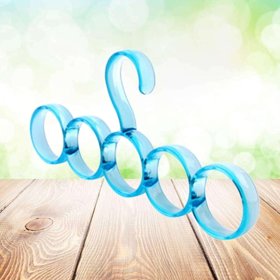 PBPBOX 1Pcs Scarf Belt Hanger Plastic Non-slip Circle Shape Holder for Adults