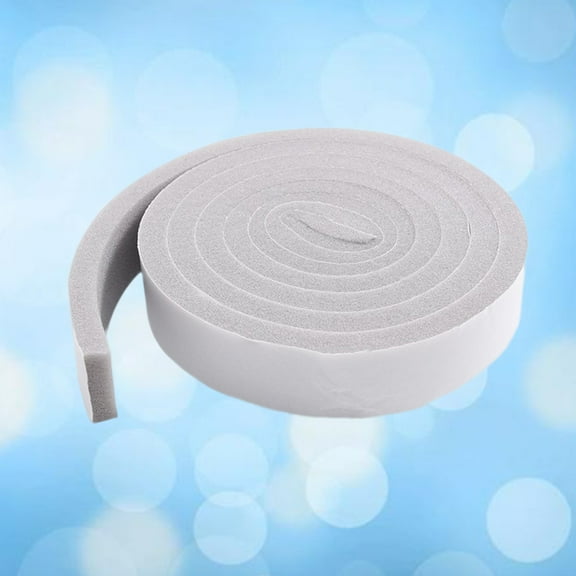 PBPBOX 1Pcs Soundproof Door Seal for Bottom White Sponge Temperature Control for Homeowners Exterior Doors