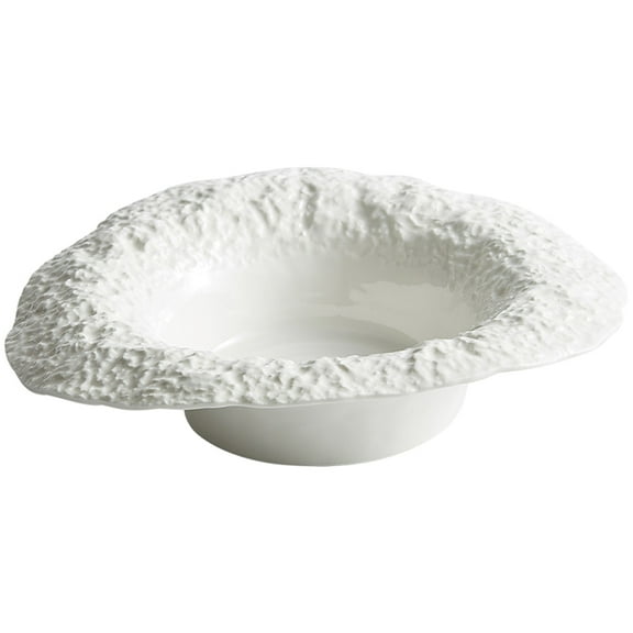 PBPBOX Pasta Bowls Large Ceramic Food Serving Dish White 1Set