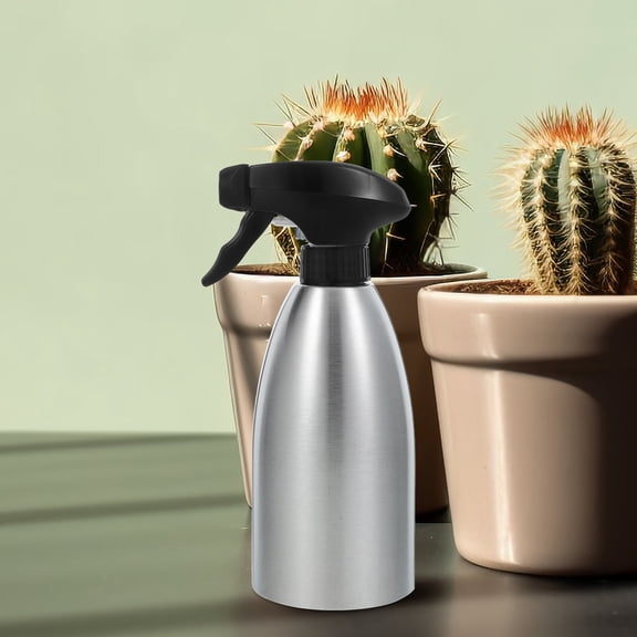 PBPBOX 1Set Sleek And Modern Stainless Steel Pump Sprayer For Homeowners And Cookers 19.50X7.30X7.30CM