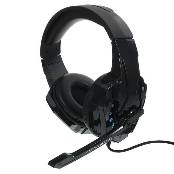 PBPBOX 1pc Wired Gaming Headset with Microphone Stylish Luminous Design Comfortable Ear Pads Noise Isolation for Gaming